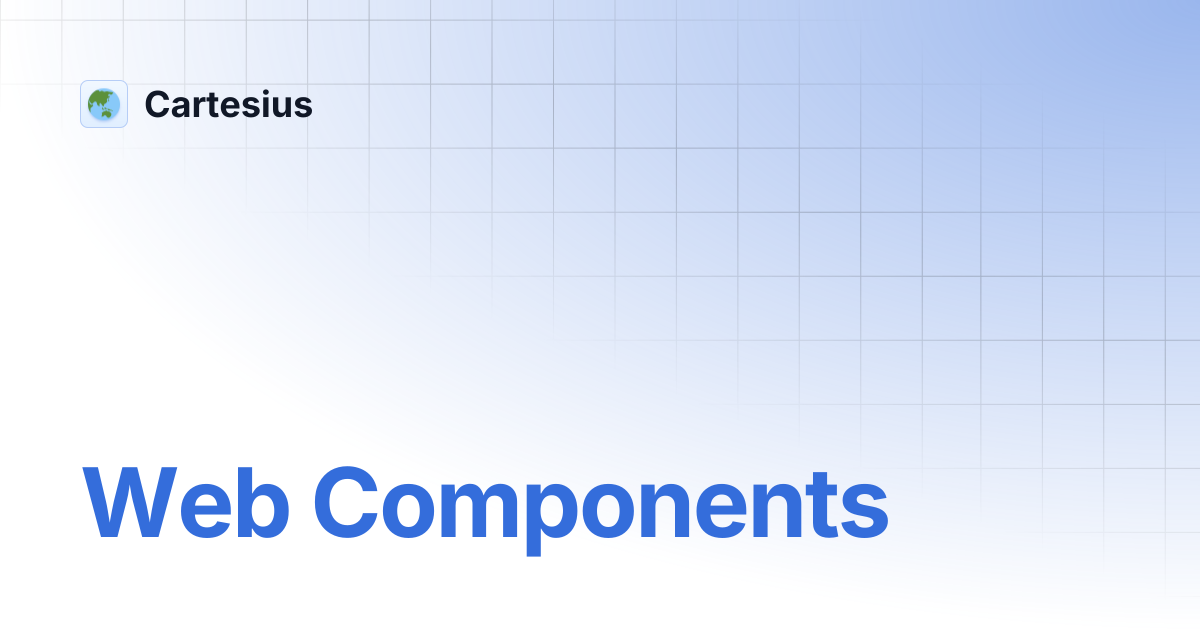 Web Components | Cartesius